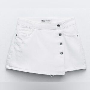 New with tags XS ZARA Z1975 WRAP DENIM SKORT